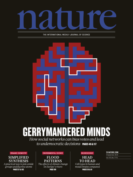 Cover of Nature September 2019